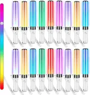 LED Glow Sticks 15 Color Party Flashing Light Multicolor 2 Light Modes Bright Fl