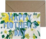Greeting Card Making Kit | Watercolor Paper Cutting Greeting Card,Elegant Hand Craft Kit Festival Day for Mother Sister Daughter