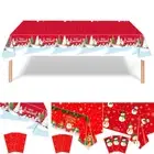 CHRISTMAS Tablecloth Rectangle Table Cloth Cover Dinner Party Home Xmas Decors﹟