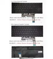 New for HP Omen 15-en Series 15-en0000la 15-en0001la Keyboard LA Spanish BACKLIT