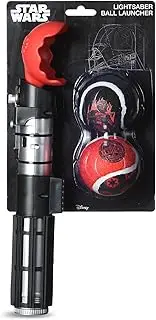 Star Wars for Pets Lightsaber Ball Launcher for Dogs – Darth Vader Themed Retractable Dog Ball Thrower with Tennis Balls, Launches Up to 150 Feet