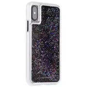 Case-Mate iPhone X XS 10 Case WATERFALL Cascading Liquid Glitter Protective New