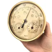 130MM 970-1050hPa Wall Hanging Weather Station Thermometer Barometer Hygrometer