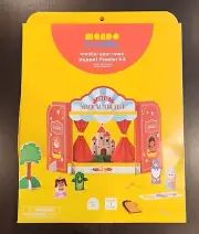 Mondo Llama Create Your Own Magical Puppet Theater Kit Props Stickers fabri $20+