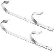 Secure Pool Pole Hangers Pack Skimmer Hooks for Swimming Pool Maintenance Tools