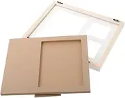 BESTonZON Newborn Milestone Photo Frame Handprint Footprint Kit White Scrapbook Keepsake