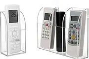 Acrylic Remote Control Controller TV Guide Tidy Caddy Holder and TV Remote Organizer