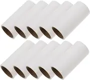 10 Pack Lint Roller Refills Sticky Hair Remover Sheets Pet Hair Removal Tool Lint Roller Refills Only for Home