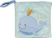 GUND Baby Sleepy Seas 123 Whale Soft Book Plush Stuffed Sensory Stimulating Toy