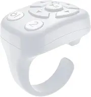 Scrolling Ring - Bluetooths Pages Turner Remote | Remote Control Presentation Clicker | Camera Shutter Smart Ring, Camera Video Recording Remote Wireless E-Reader Controller for Sports Travel