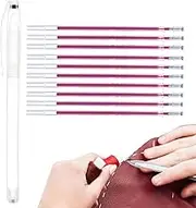Fabric Marker Disappearing Ink - Sewing Marker for Fabric Disappearing with 10 Refills - Quilting Marker Set Heat Disappearing Ink Pen High-Temp Disappearing Pen Borato