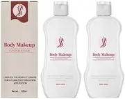 Body makeup liquid foundation,body concealer and leg makeup, waterproof,non-slip and sweat-proof,long-term body foundation,natural concealer lasting