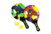 4pc Wahu Beach Bash Set Bats Balls Outdoor Beach Pool Water Toy Game Kids 6y+