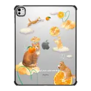 iPad Pro 13-inch (M4) iPad Impact Case Flying Orange Cat