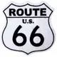 U.S. 66 ROUTE AMERICAN FLOOR MAT 止滑室內墊 浴室地墊 腳踏墊 (白色公路) 化學原宿