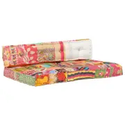 NNEVL Pallet Sofa Cushion Multicolour Fabric Patchwork