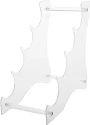 Multi Layer Flashlight Display Stand Acrylic Torch Holder for Desktop Storage Display Versatile Rack for Various Flashlight Easy Installation for Home Office Use