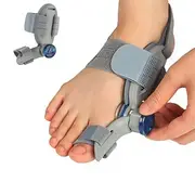 Bunion Corrector for Women Men Big Toe,Adjustable Knob Bunion Corrector for Bunion Relief,Bunion Fix with Bunion Silicone Pad,Suitable for Left and Right Feet