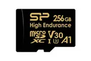 Silicon Power 256GB High Endurance 4K MicroSDXC with Adapter for 4K Videos, Car Dash Cam