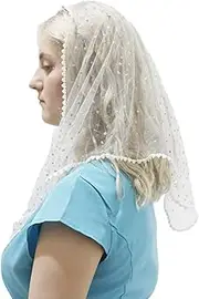 [generic] Triangle Scarfs for Triangle Shawl with Floral Pattern for Ladies Mother Funerals Pray Sunproof