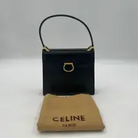 在飛比找蝦皮購物優惠-Celine 黑色box手提包