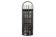 Fire Tool Set with Curved Stand by Fireup