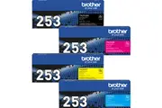 Brother TN253 Ink Toner Cartridge Black/Cyan/Magenta/Yellow Set TN-253