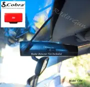 NEW COBRA RADAR DETECTORS Permanent Windshield Mount 9-17 Good For Most Models!!