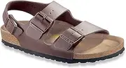 [Birkenstock] Women's Milano Sandals, Brown, 46 EU