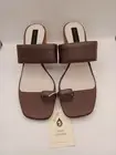 NEW Sanctuary Bold Toe Loop Slide Sandal-Mocha Size 9M US