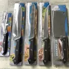 Durachef 5pc knife set new cleaver, bread, craving stainless steel
