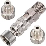 Airbrush Hose Adapter, Air Compressor Adapter Quick Release Disconnect Fitting Coupling Adapter Airbrush Quick Release, Airbrush Hose for Household