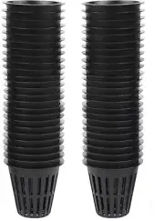 2" Net cups - 50 Pack - hydroponics , clone machines , seedlings uses