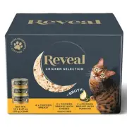 Reveal 1067US-RE Adult Cat Can 12x2.47oz Multipack Chicken Selection