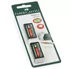 Faber-Castell PVC-Free Eraser - White - Large (Green Sleeve) - Pack of 2