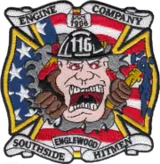 CHICAGO FIRE DEPARTMENT HOUSE PATCH: Engine 116, Englewood Southside Hitmen