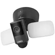 Lorex 2K Wired Smart Security Camera with Floodlight Black