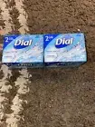 Two 2 Pack Dial SPRING WATER Antibacterial Soap Bars FULL 3.2 oz ea Total 4 Bars