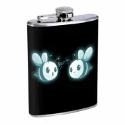 Boo Bees Em1 Flask 8oz Stainless Steel Hip Drinking Whiskey