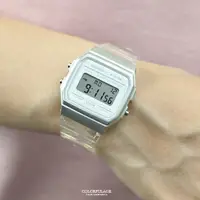 在飛比找樂天市場購物網優惠-CASIO手錶 銀白透明錶帶電子錶【NECD11】