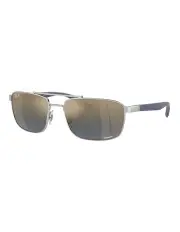 [Ray-Ban] RB3737 Chromance Polarised Sunglasses in Silver