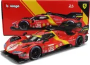 Ferrari 499P 3.0L Turbo V6 Team Ferrari #50 5th 2023 Le Mans in 1:18 scale