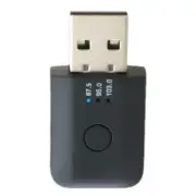 USB Blue-tooth 5.1 FM Adapter Wireless Car Universal Audio Receiver Adapter