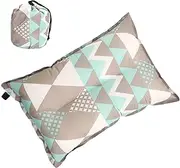 Baxnore Sponge Cloth Automatic Inflatable Pillow, Inflatable Camping Pillow, Blow Up Camping Pillow, Adjustable Inflatable Pillow for Outdoor Camping