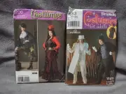 Adult Costume Sewing Pattern Lot Simplicity Steampunk Men Women