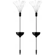 Ozoffer 2x Fireworks LED Fairy String Lights Starburst Solar Xmas Garden Night Lamp