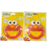 2 NIP 2009 Sesame Street Fun Face Teether Elmo Sesame Street Munchkin