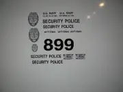 US Navy Security Police Vehicle Decals 1:64 Custom two for one money
