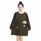 Anti Oil Cartoon Long-sleeved Apron Wear-resisting Anti-fouling Overalls Home