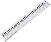 Vaguelly Piano Training Comparison Paper Keyboard Paper for Beginners Piano Teaching Reference